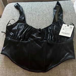 Zara bustier top